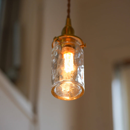 細筒瓶 安土草多 ガラスペンダントライト 照明