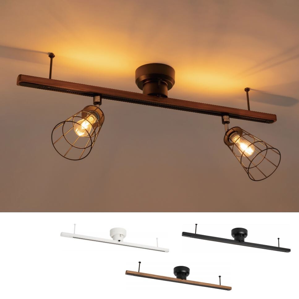 LIGHTING DUCT RAIL with LED / ライティング ダクトレール LED付 (ウッド)