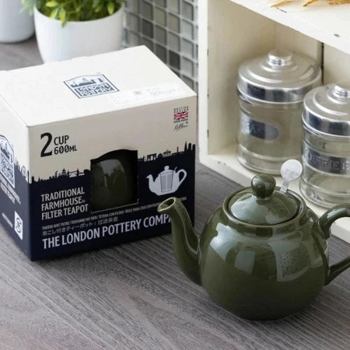 ロンドンポタリー (London Pottery)  ファームハウス ティーポット 2cup