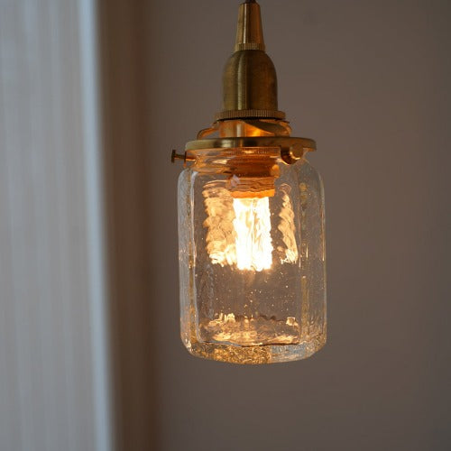 八角筒瓶 (クリア) 安土草多 ガラスペンダントライト