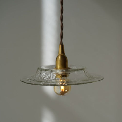 十二角傘平 安土草多 ガラスペンダントライト