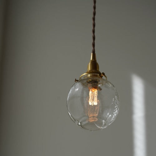 球 大(クリア) 安土草多 ガラスペンダントライト 照明
