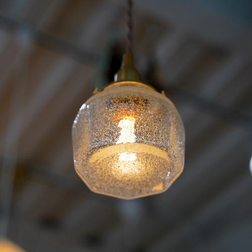 【予約販売】八角平瓶(泡) 安土草多 ガラスペンダントライト