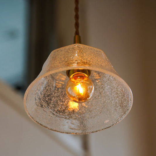 八角傘(泡) 安土草多 ガラスペンダントライト
成功