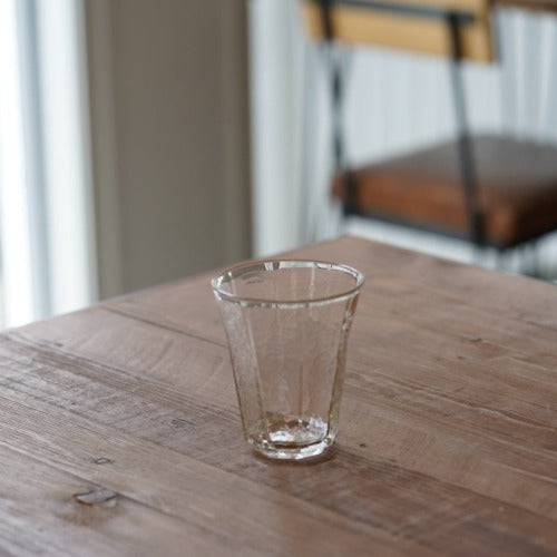 八角グラス 大 高台付 350ml(満杯時)安土草多