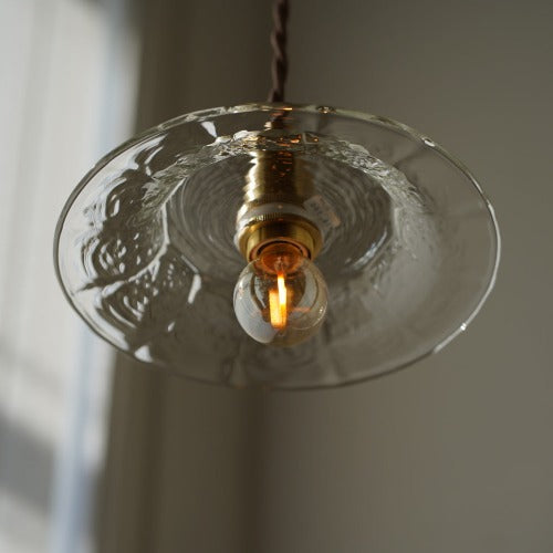 十二角傘平 安土草多 ガラスペンダントライト