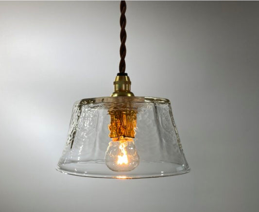 『ご予約品』十二角傘(クリア) 安土草多 ガラスペンダントライト