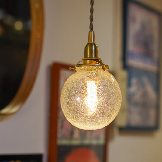 【予約販売】球 大(泡) 安土草多 ガラスペンダントライト 照明