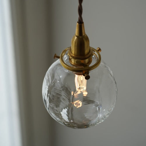 球 大(クリア) 安土草多 ガラスペンダントライト 照明