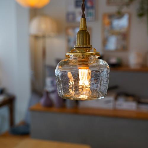 十二角平瓶(クリア) 安土草多 ガラスペンダントライト