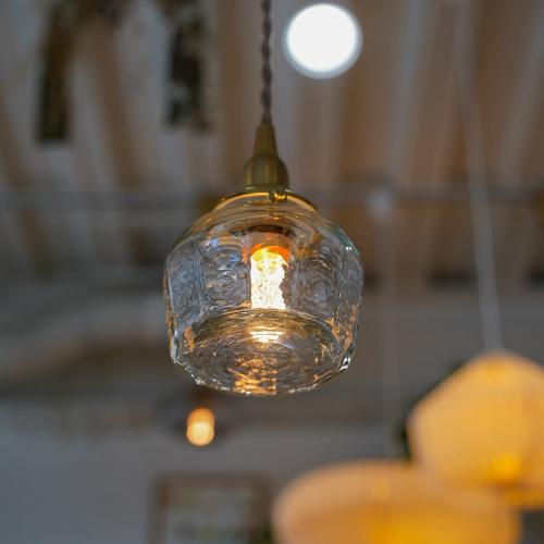 十二角平瓶(クリア) 安土草多 ガラスペンダントライト