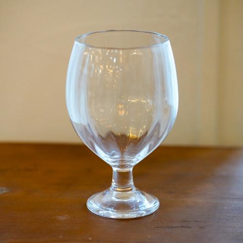 さざ波硝子店 パンプキンコブレット 色:クリスタル