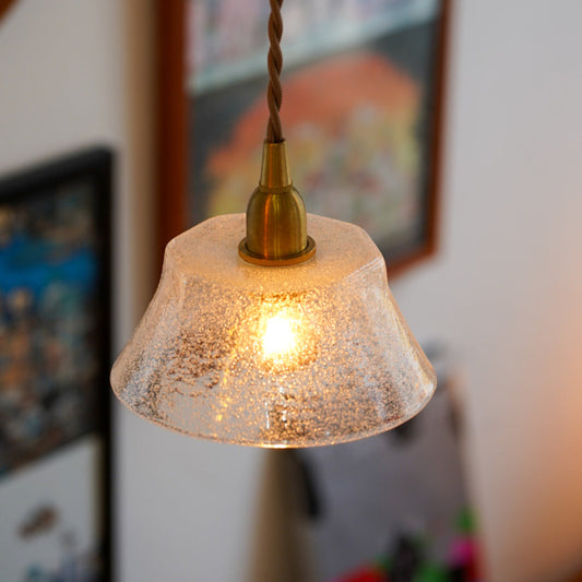 八角傘(泡) 安土草多 ガラスペンダントライト
成功