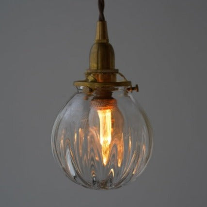 さざ波硝子店×KIKKAKEKKO オリジナルペンダントライト クリア