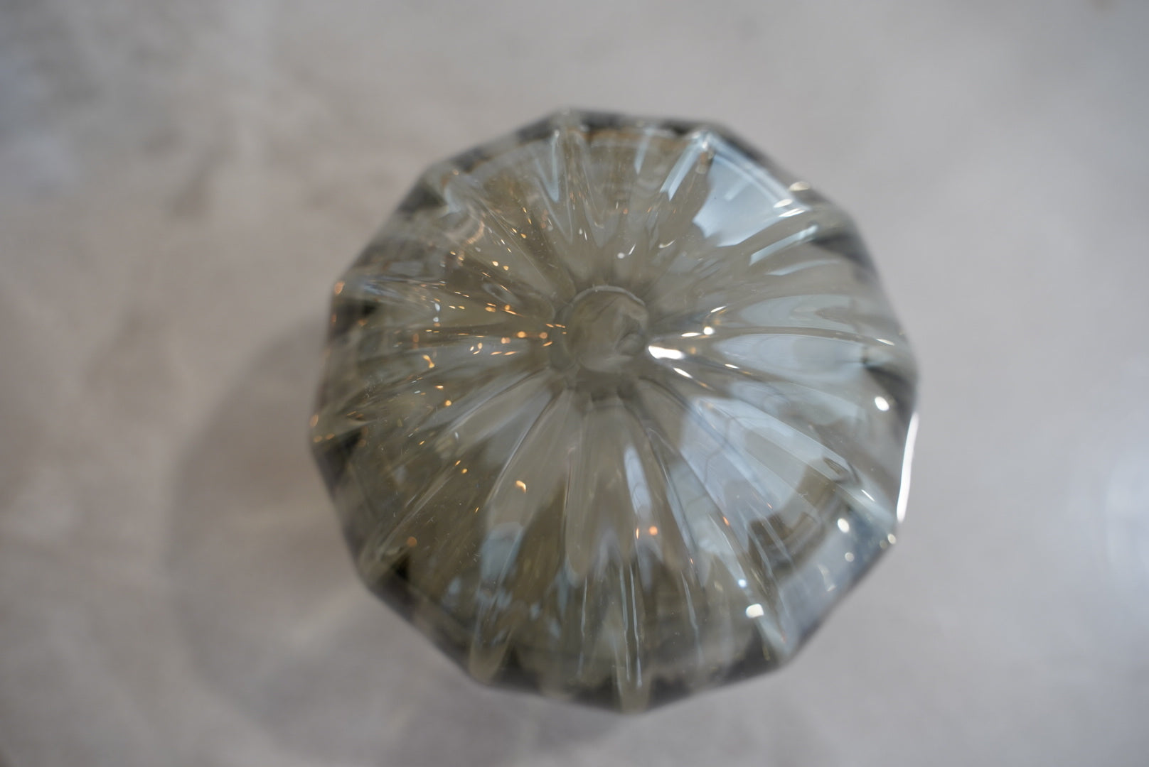 さざ波硝子店×KIKKAKEKKO オリジナルペンダントライト グレー