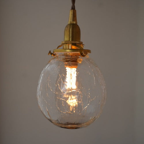球 大(クラック) 安土草多 ガラスペンダントライト 照明