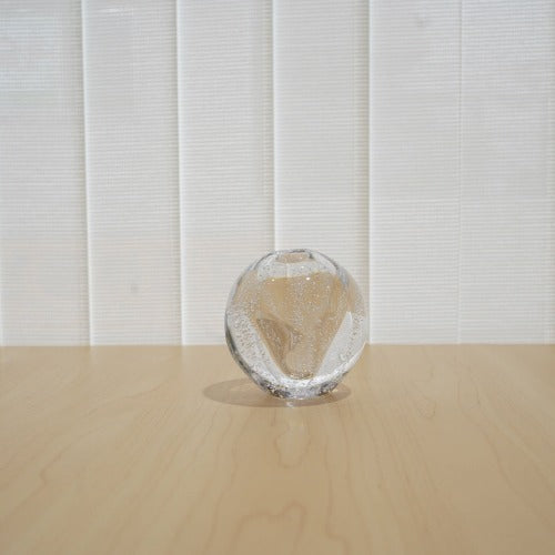 さざ波硝子店 花瓶 水の球体 (小)