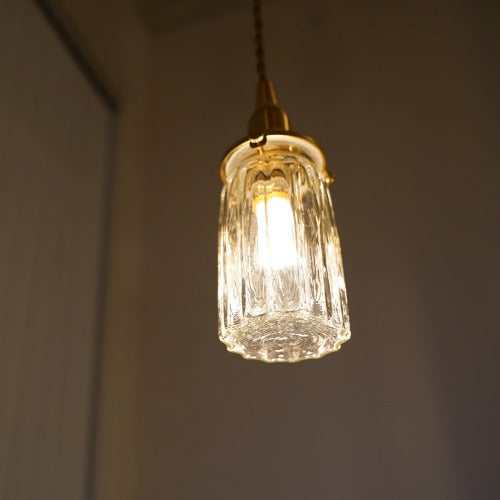 安土草多 ペンダントライト 鳴門細筒瓶