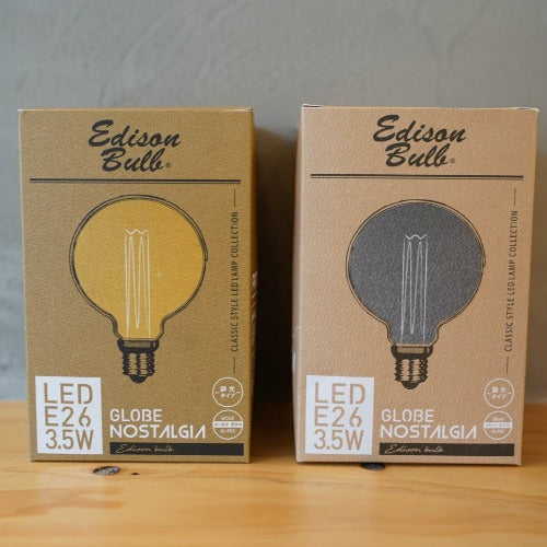 エジソンバルブE26ノスタルジアGLOBEゴールド【調光器対応】