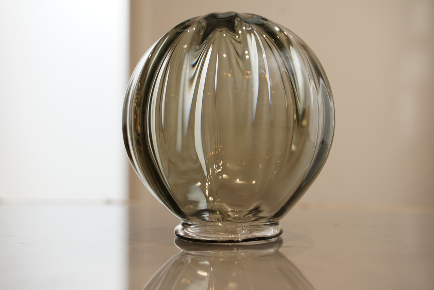 さざ波硝子店×KIKKAKEKKO オリジナルペンダントライト グレー