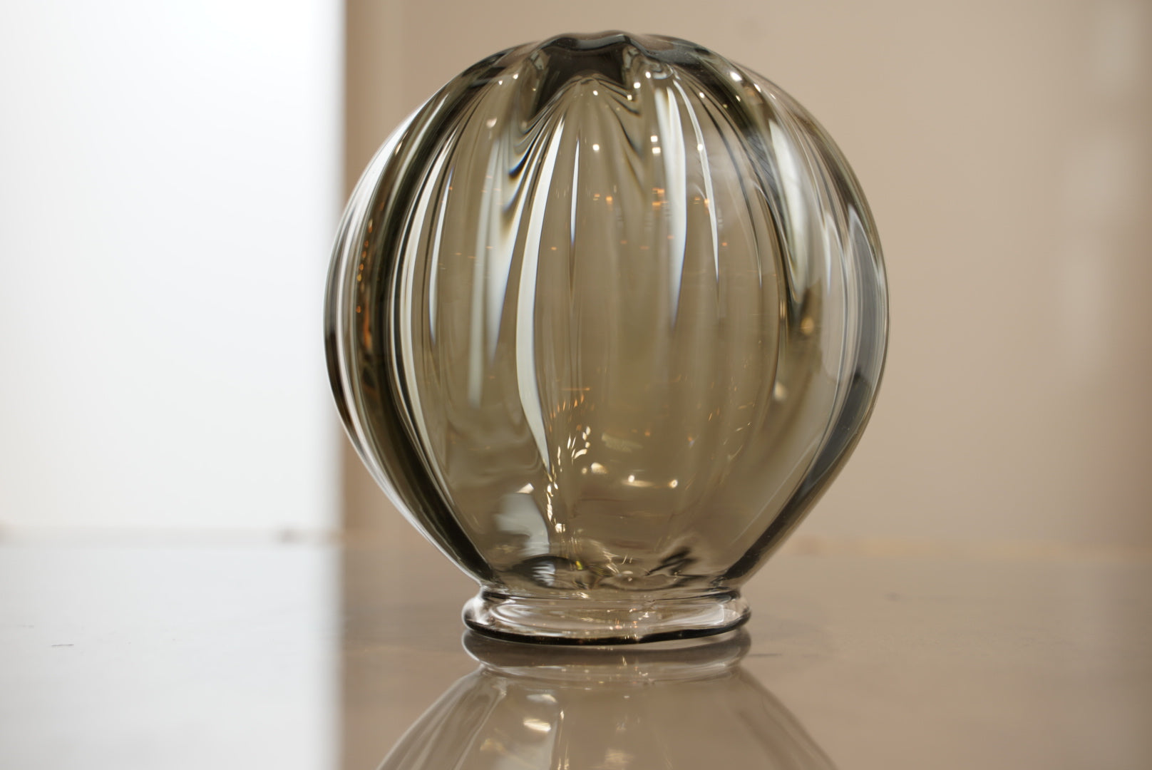 さざ波硝子店×KIKKAKEKKO オリジナルペンダントライト グレー