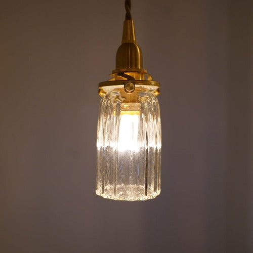 安土草多 ペンダントライト 鳴門細筒瓶