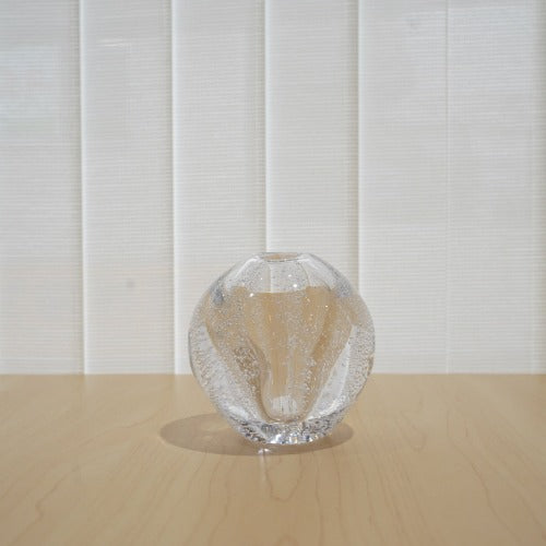 さざ波硝子店 花瓶 水の球体 (大)