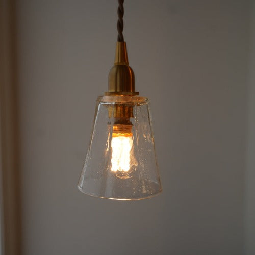 八角(クリア) 安土草多 ガラスペンダントライト