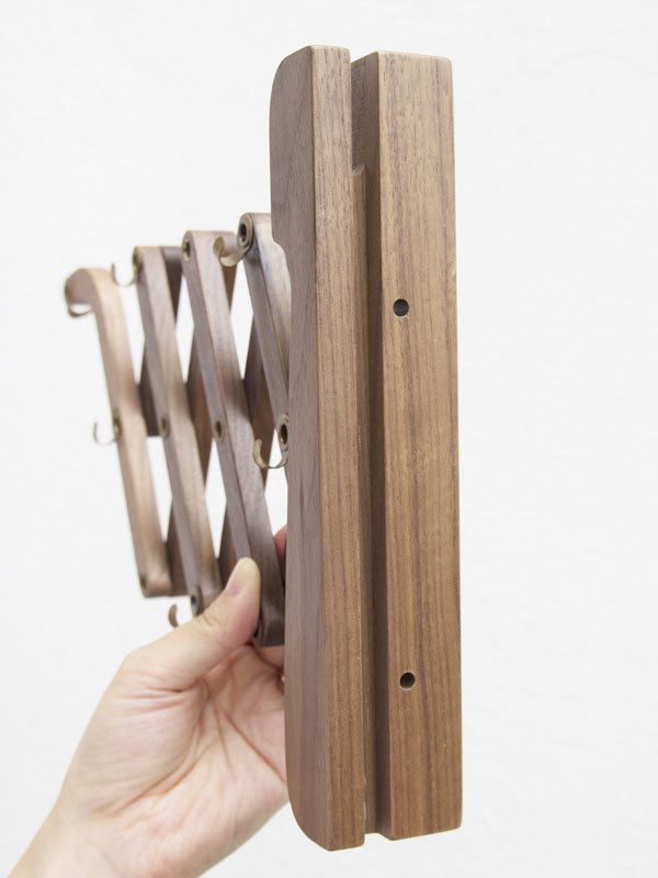 壁付けブランケット Wood Bracket SCISSOR WALNUT