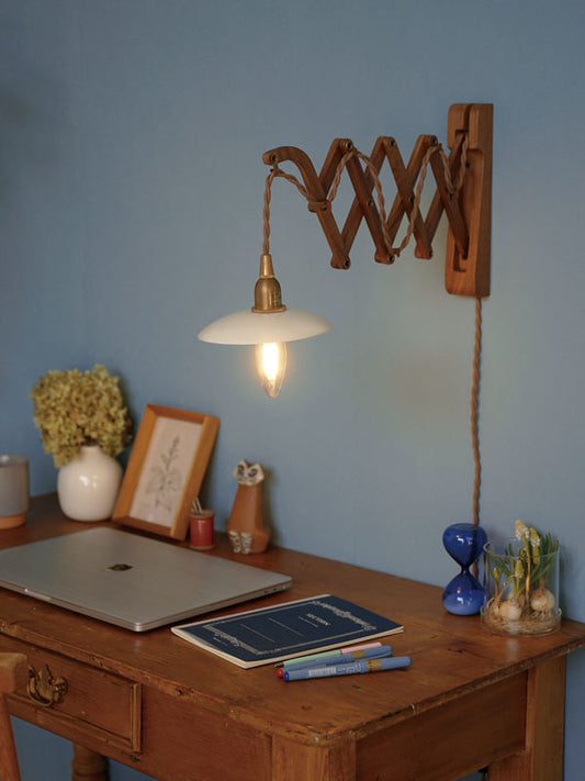 壁付けブランケット Wood Bracket SCISSOR WALNUT