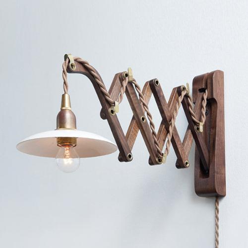 壁付けブランケット Wood Bracket SCISSOR WALNUT