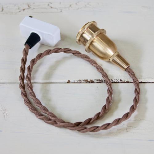 ペンダント灯具 E17用 BR 60cm 挟みこみ用