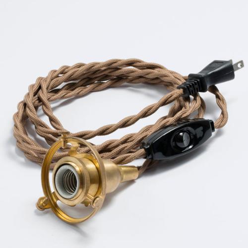 中間スイッチ付ソケットコードE17プラグタイプ