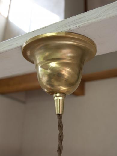 ペンダント灯具 E17用 BR 100cm(シーリングカバー付)