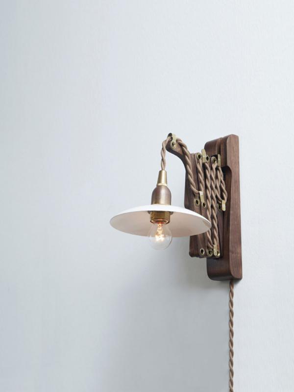 壁付けブランケット Wood Bracket SCISSOR WALNUT