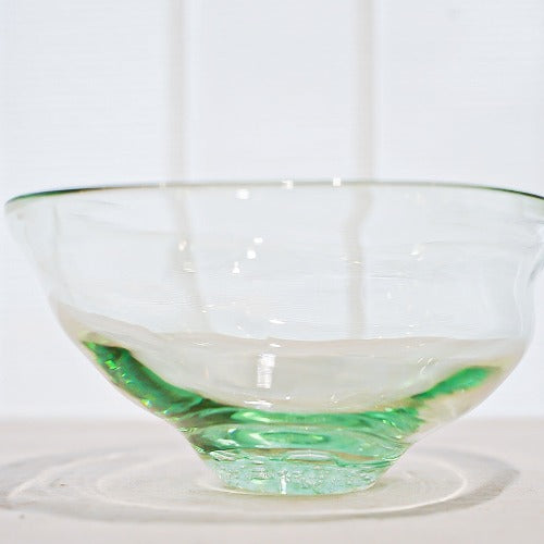 うつわ 琵琶湖彩還元ブルー glass imeca