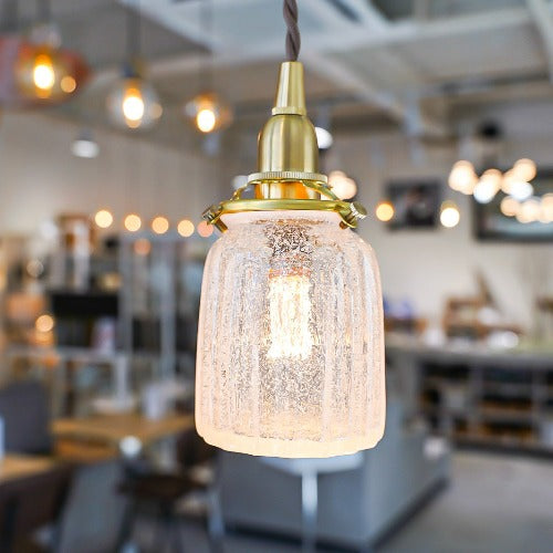 安土草多 ペンダントライト 鳴門筒瓶(泡)