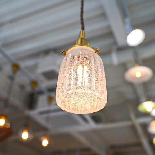 鳴門筒瓶(泡) 安土草多 ガラスペンダントライト