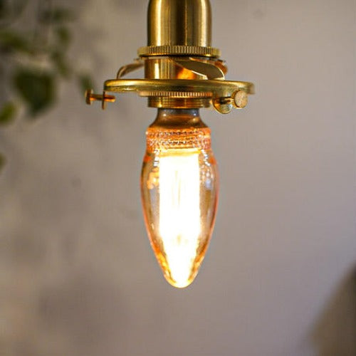 E17 エジソンバルブ LED電球 ノスタルジア シャンデリア電球 (ゴールド) 電球色 裸電球 エジソン電球 レトロ 照明