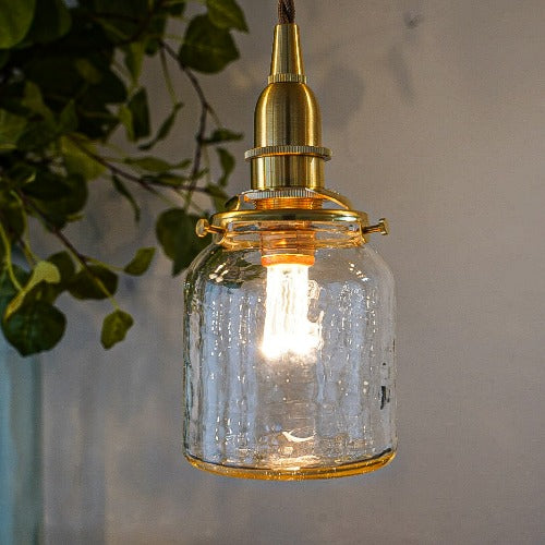 太筒瓶(クリア) 安土草多 ガラスペンダントライト