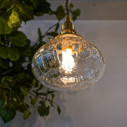 平球大(クリア) 安土草多 ガラスペンダントライト