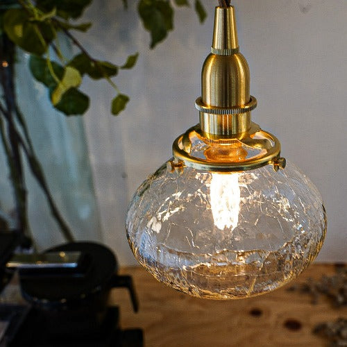 平球大(クリア) 安土草多 ガラスペンダントライト