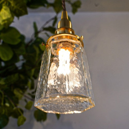 安土草多 ペンダントライト 八角錐台瓶