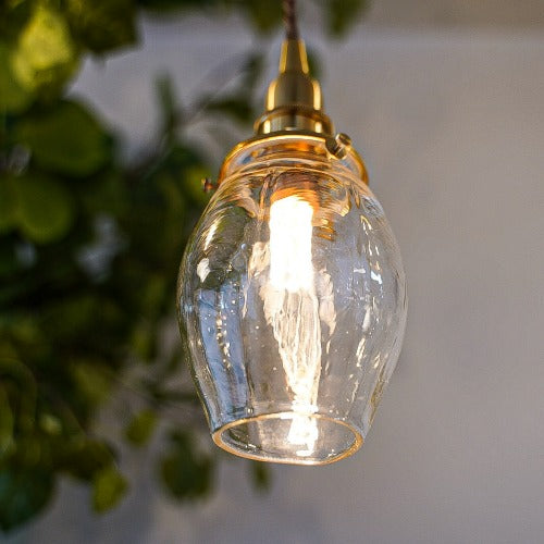 長丸(クリア) 安土草多 ガラスペンダントライト