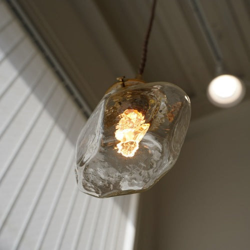 安土草多 ペンダントライト 面取り瓶