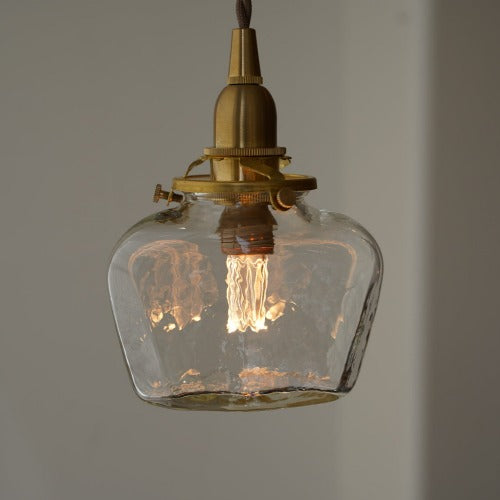 安土草多 ペンダントライト 面取り瓶