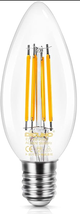 LED電球 E17 電球色 40W形相当 シャンデリア電球 4W