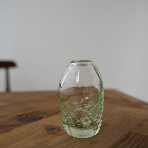 ミニ一輪挿し　琵琶湖彩　glass imeca
