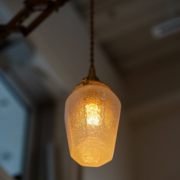 八角瓶 大（泡）　安土草多　ガラスペンダントライト　照明