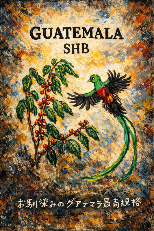 グアテマラ SHB グアテマラ最高規格。マイルドな味わい